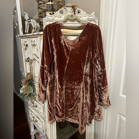Free People Back To Business Velvet Top XL - Picture 5 of 16